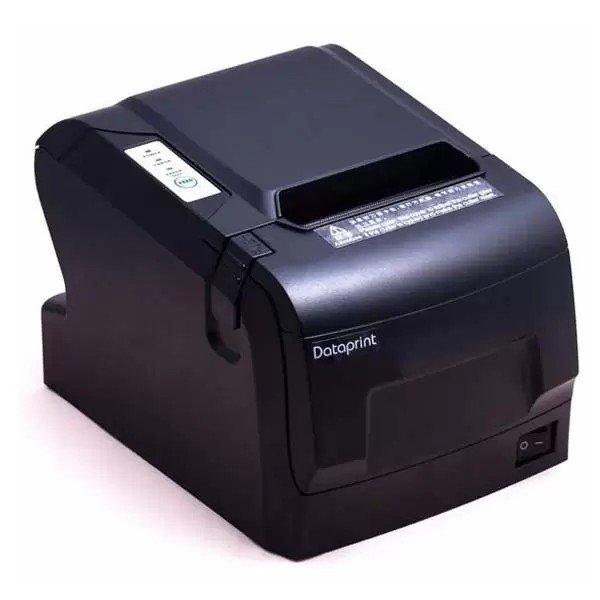 Máy in hóa đơn K80 Dataprint KP C9F màu trắng, hiển thị tốc độ in ấn nhanh chóng
