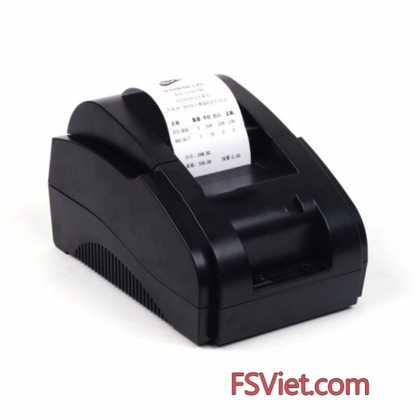 Hình ảnh máy in hóa đơn nhiệt Xprinter XP-58IIH với nắp mở