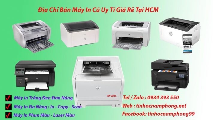 Máy in HP P2035 cũ đang hoạt động
