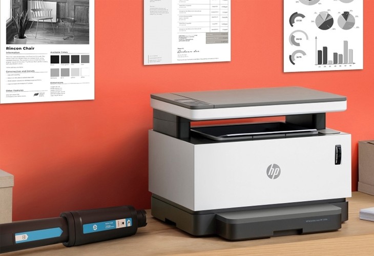 Thiết kế gọn gàng của máy in HP Laser Neverstop 1000a