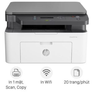 Máy in laser trắng đen HP LaserJet MFP 135w Wifi đa năng cho văn phòng nhỏ
