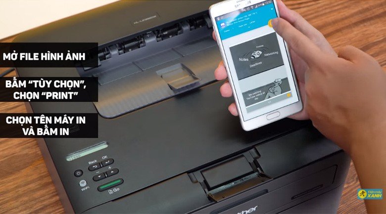 Kết nối không dây (Wi-Fi) máy in Brother HL-L2366DW