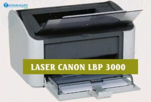 Cận cảnh máy in laser Canon LBP 3000 thiết kế nhỏ gọn, bền bỉ