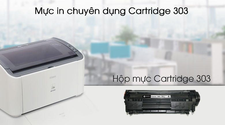 Hộp mực Canon Cartridge 303 chính hãng dành cho máy in LBP2900 đảm bảo chất lượng