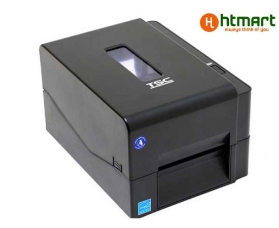 Máy in tem nhãn để bàn TSC TE200 203DPI màu đen, kích thước nhỏ gọn, phù hợp không gian hẹp