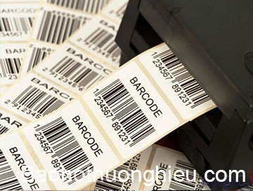 Máy in mã vạch để bàn nhỏ gọn thường dùng để in tem nhãn mã vạch riêng lẻ dán lên sản phẩm