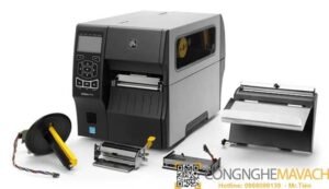 Máy in mã vạch Zebra ZT410 với độ phân giải 600dpi, hiển thị rõ nét các chi tiết tem nhãn