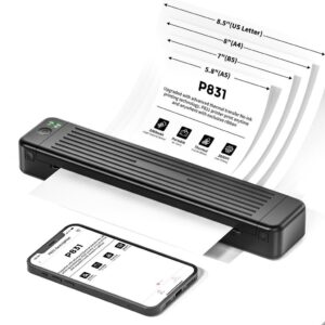 Ảnh minh họa máy in A4 cầm tay nhỏ gọn đặt trên bàn