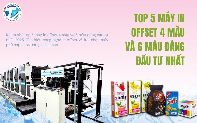 Máy in offset với các bộ phận chính và nguyên lý hoạt động