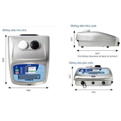 Cận cảnh vỏ máy in Linx 5900 bằng inox đạt chuẩn IP55 chống bụi và nước