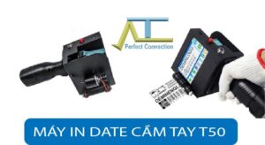 Máy in ngày sản xuất cầm tay T50 với thiết kế hiện đại và màn hình cảm ứng