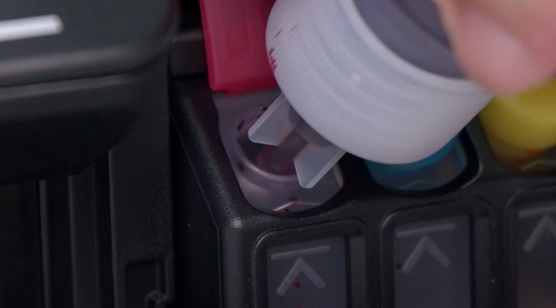 Hướng dẫn nạp mực vào hệ thống chứa mực của máy in Brother DCP T310