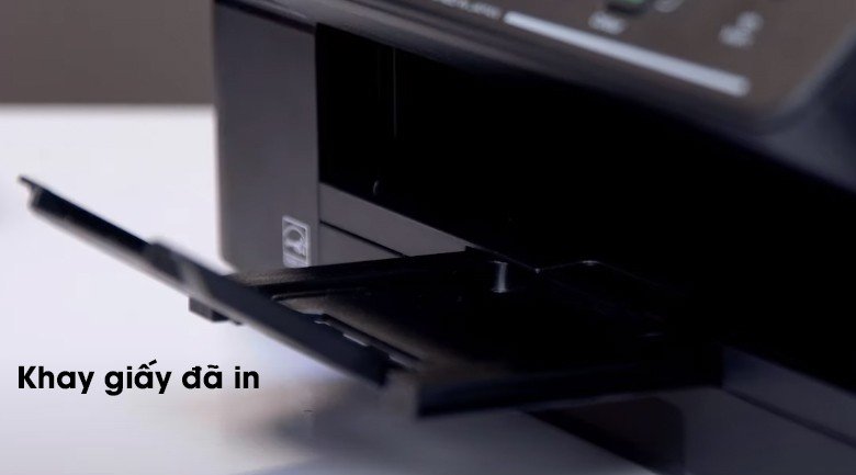 Mở khay giấy ra của máy in Brother DCP-T510W Wifi trước khi in