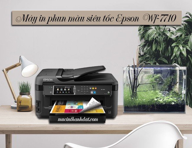 Thiết kế sang trọng của máy in Epson WF-7710 A3 đa năng