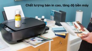 Mực in phun HP GT52 Vàng Original Ink Bottle_M0H56AA thiết kế nhỏ gọn, thân thiện, nạp mực dễ dàng