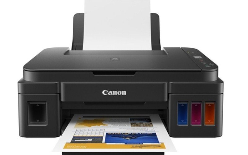 Hình ảnh cận cảnh đầu phun máy in phun đang hoạt động trên giấy, minh họa công nghệ in phun