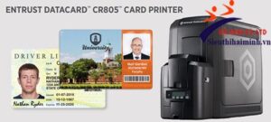 Máy in thẻ nhựa 2 mặt Datacard CR805