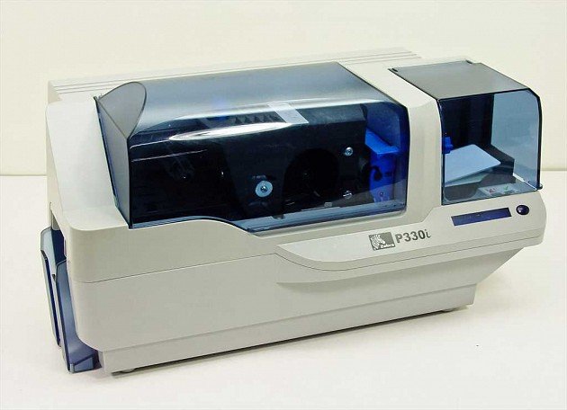 Máy in thẻ nhựa cũ Zebra P330i