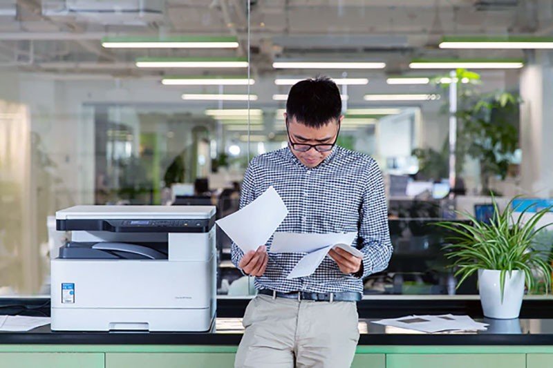 Kiểm tra máy photocopy khi gặp lỗi in trắng trang