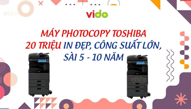 Máy in màu công suất lớn Toshiba e-STUDIO chuyên nghiệp cho văn phòng