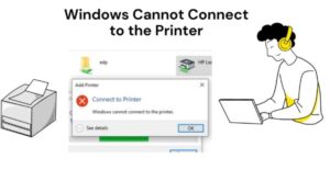 Thông báo lỗi Windows cannot connect to the printer trên màn hình máy tính