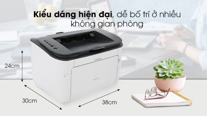 Máy in laser Canon LBP6230DN hỗ trợ in 2 mặt