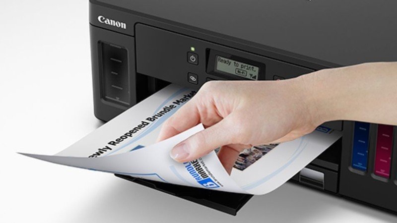 Máy in phun màu Canon PIXMA G5070 có chức năng in 2 mặt