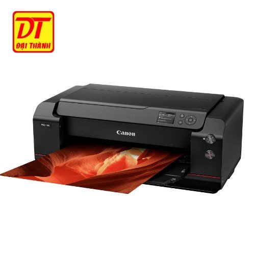 Máy in Canon imagePROGRAF PRO-500 hiển thị bảng điều khiển