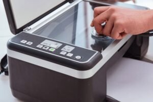 Giao diện cài đặt driver máy in trên máy tính hiển thị các tùy chọn