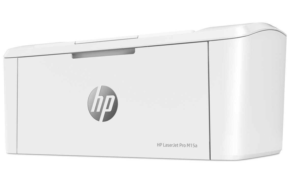 Máy in HP Pro M15A W2G50A đặt trong không gian văn phòng hiện đại