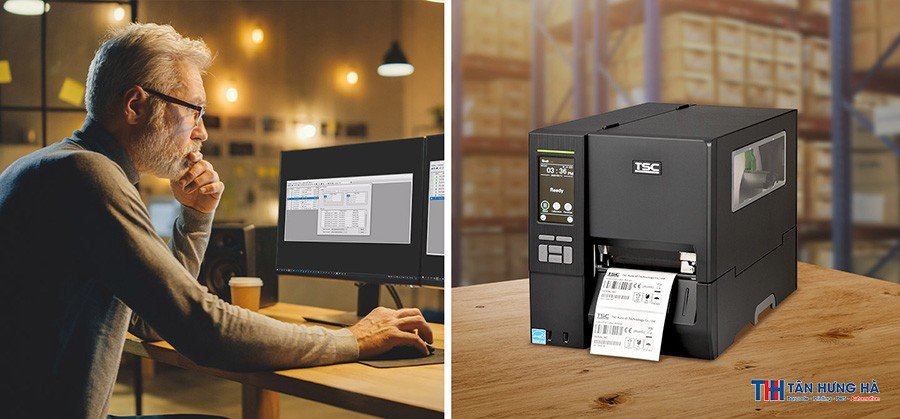 Máy in tem nhãn công nghiệp TSC hiệu suất cao