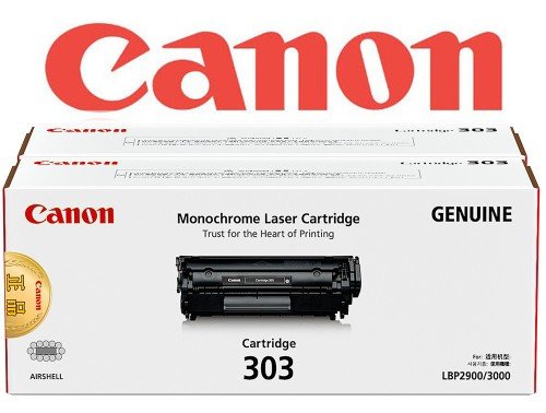 Hộp mực Canon 303 chính hãng cho máy in LBP 2900 đảm bảo chất lượng