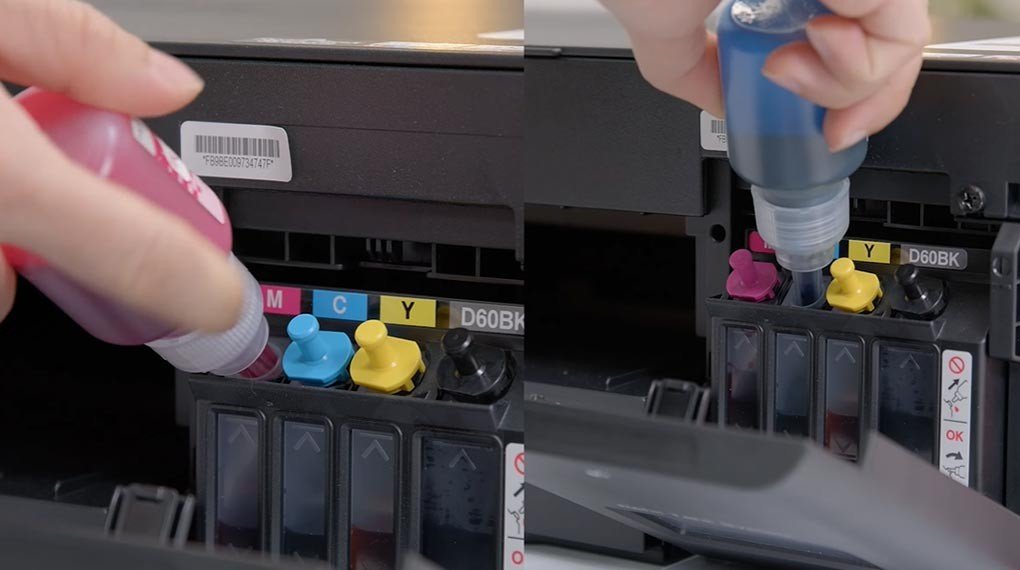 Bơm mực cho máy in màu đa năng Brother DCP-T220