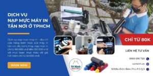 Kỹ thuật viên nạp mực máy in chuyên nghiệp tận nơi tại TPHCM