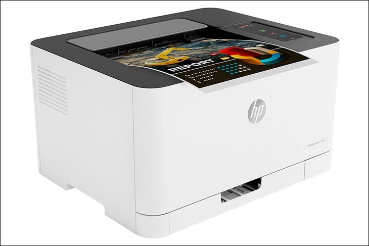 Máy in laser màu HP 150a thiết kế hiện đại cho văn phòng