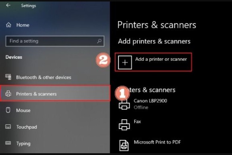 Nút Add Bluetooth or other device trong cài đặt Bluetooth