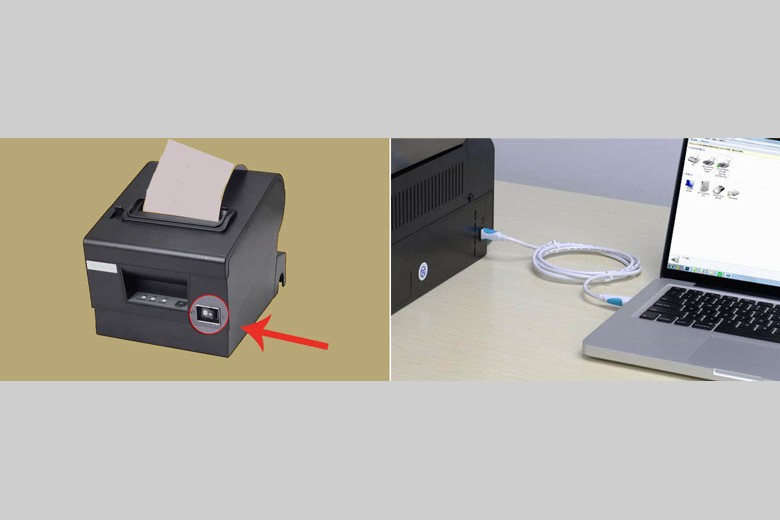 Giao diện Printers & Scanners trên macOS System Preferences