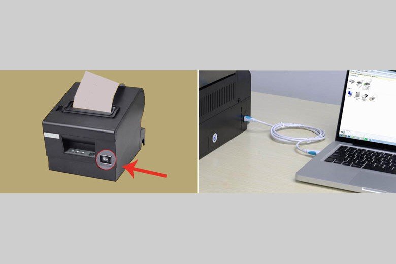 Giao diện tùy chọn Hệ thống trên MacBook để cài đặt máy in