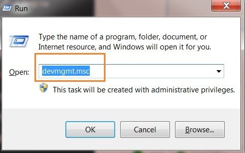 Mở Device Manager để cập nhật driver máy in một cách thủ công