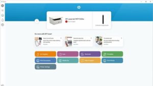 Giao diện HP Smart App phần mềm scan cho máy in HP