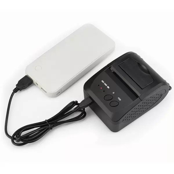 Một chiếc máy in hóa đơn bluetooth POS-5809DD nhỏ gọn đang được sử dụng để in bill nhanh chóng