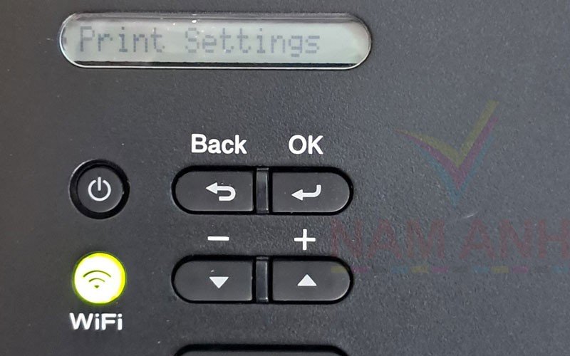 Truy cập cài đặt in để kiểm tra mực máy in Brother HL-L2366DW