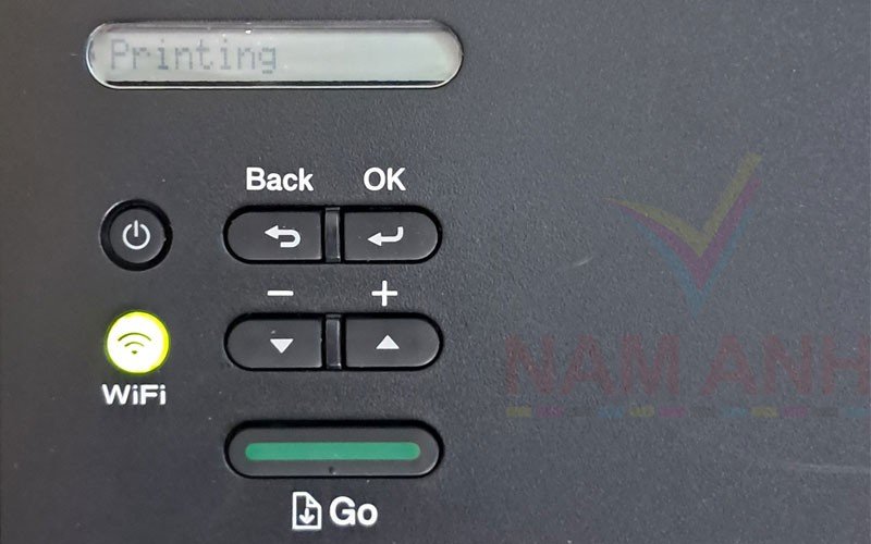 Chọn Printing để in trang trạng thái mực máy in Brother