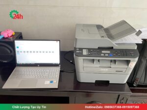 Hướng dẫn scan tài liệu trực tiếp trên màn hình cảm ứng máy in Brother MFC-L2701DW