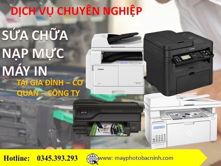 Kiểm tra và sửa chữa máy in tại Bắc Ninh