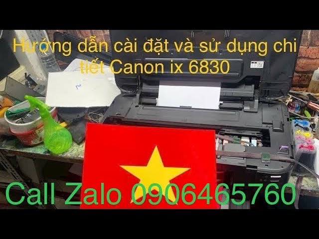 Hướng dẫn lắp máy in Canon G1010 chi tiết A-Z