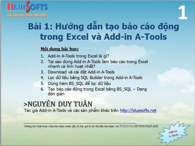 Hướng dẫn cách tạo add-in trong Excel chi tiết