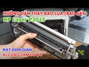Hướng dẫn thay bao lụa máy in Canon 2900