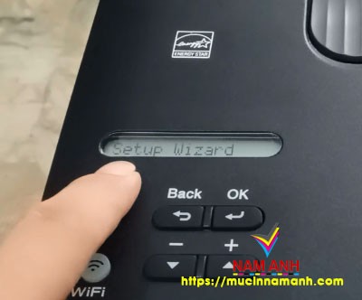 Chọn Setup Wizard trong menu WLAN của Brother HL-L2366DW