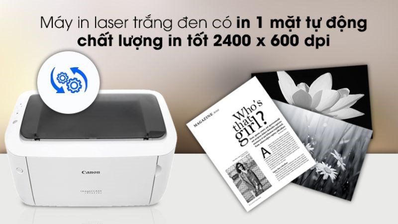Chất lượng bản in sắc nét từ máy in laser Canon với văn bản rõ ràng